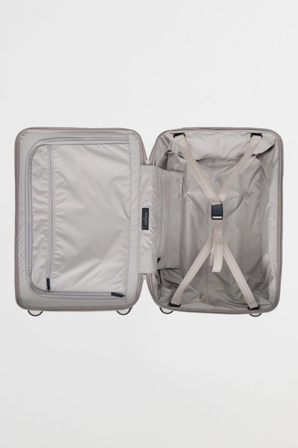 Slide View: 3: Arlo Skye Zipper Carry-On Max with Front Pocket Suitcase