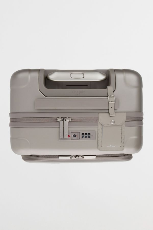 Slide View: 4: Arlo Skye Zipper Carry-On Max with Front Pocket Suitcase