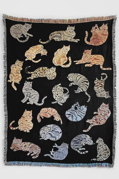 Olivia Wendel Cats Blanket