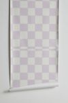 Thumbnail View 2: Lane And Lucia Lilac Check Pattern Removable Wallpaper