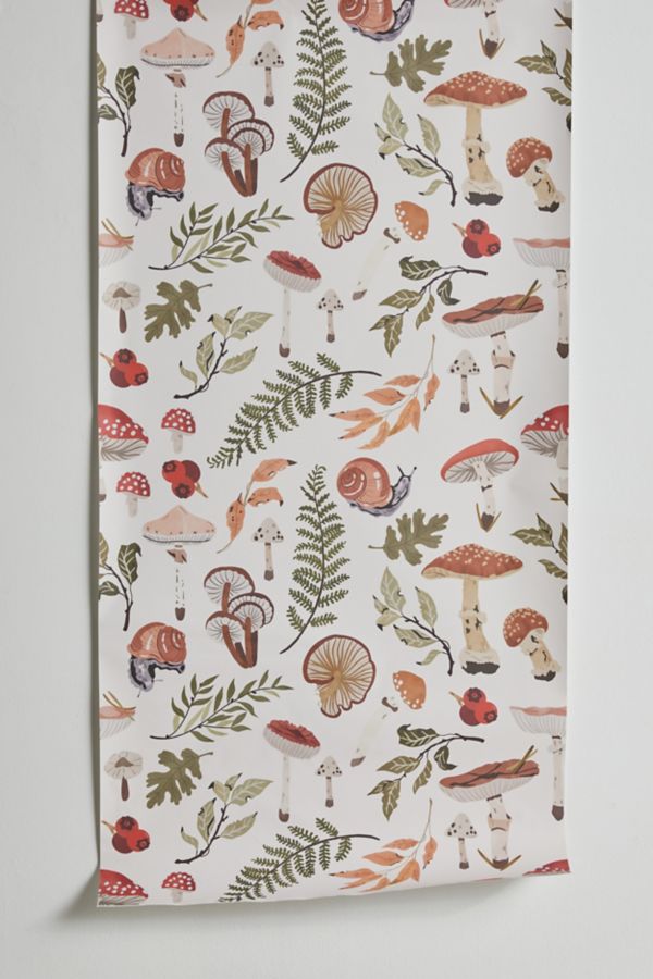 Slide View: 2: Marta Barragan Camarasa Mushroom Seasonal Removable Wallpaper