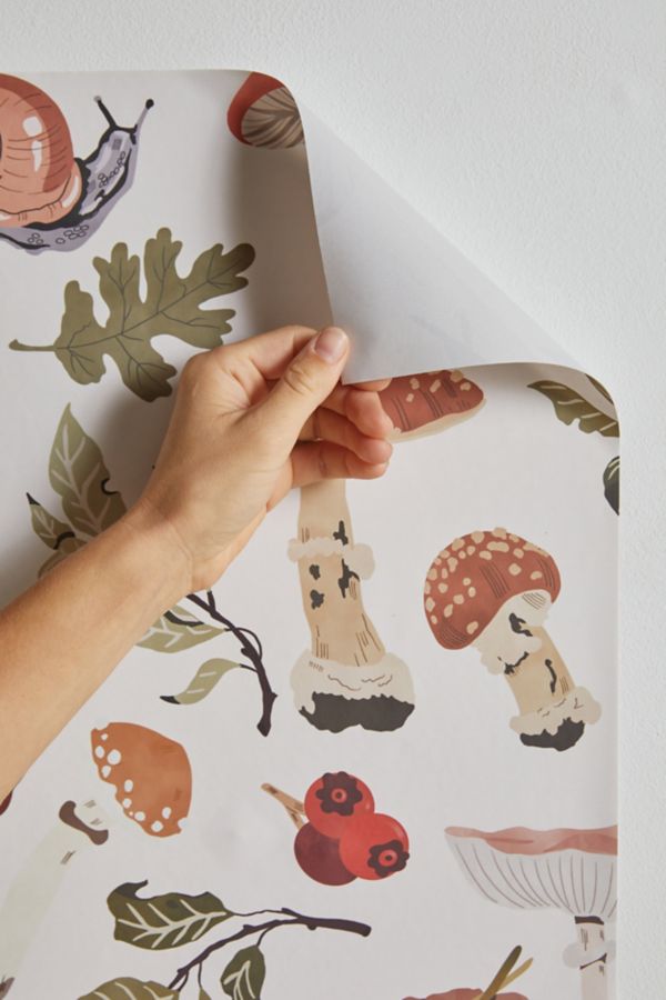 Slide View: 3: Marta Barragan Camarasa Mushroom Seasonal Removable Wallpaper