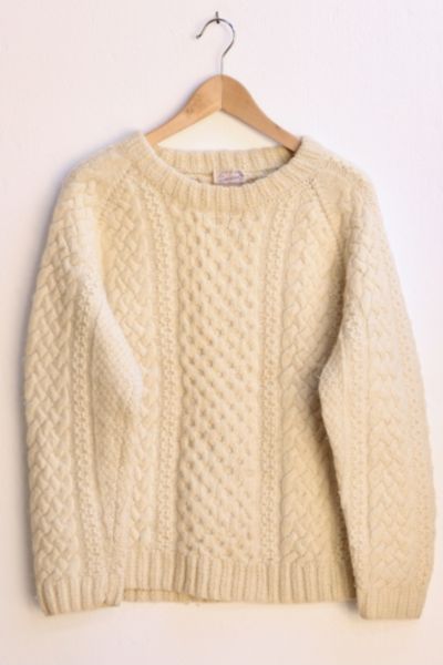 Vintage Heather Designs Scottish Wool Crew Neck Sweater Made in ...