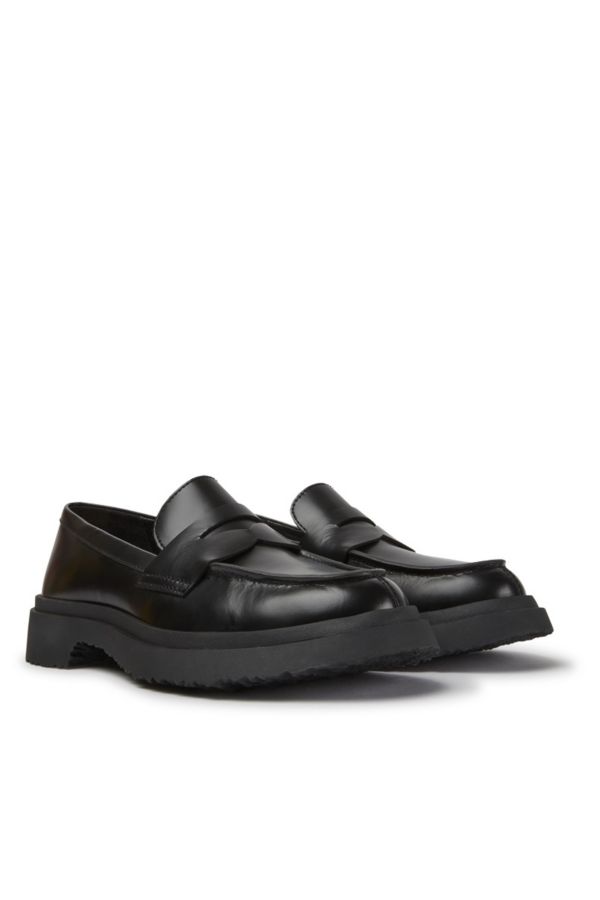 Slide View: 2: Camper Walden Leather Moc Toe Loafer Shoe