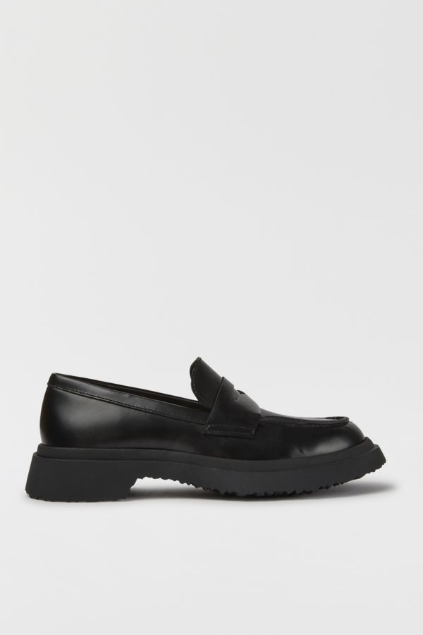 Slide View: 1: Camper Walden Leather Moc Toe Loafer Shoe