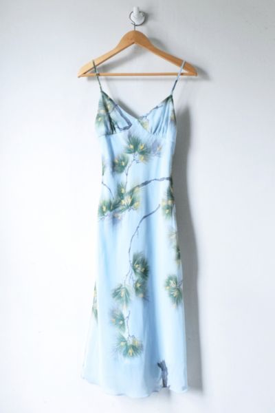 Vintage Y2K Light Blue Printed Dress | Urban Outfitters