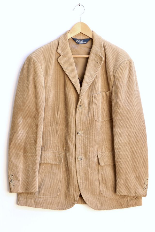 macy's ralph lauren corduroy blazer