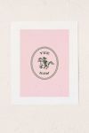 Thumbnail View 1: Emma Boys Yee Haw In Pink Art Print