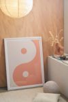 Thumbnail View 1: Tara Elisa Design Orange Cream Yin Yang Peace Art Print