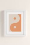 Thumbnail View 2: Tara Elisa Design Orange Cream Yin Yang Peace Art Print