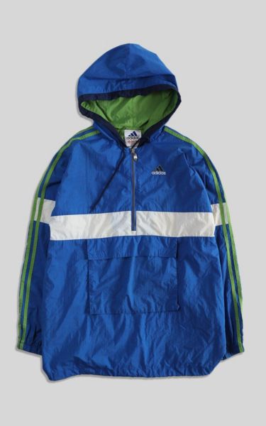 Vintage Adidas Front Pocket Windbreaker Jacket | Urban Outfitters