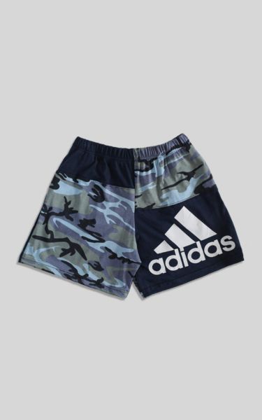 Frankie Collective Rework Adidas Patchwork Tee Shorts | Urban Outfitters