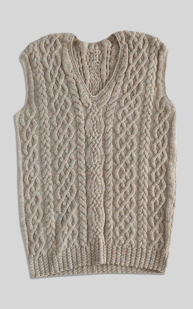 Vintage Textured Knit Sweater Vest | Urban Outfitters