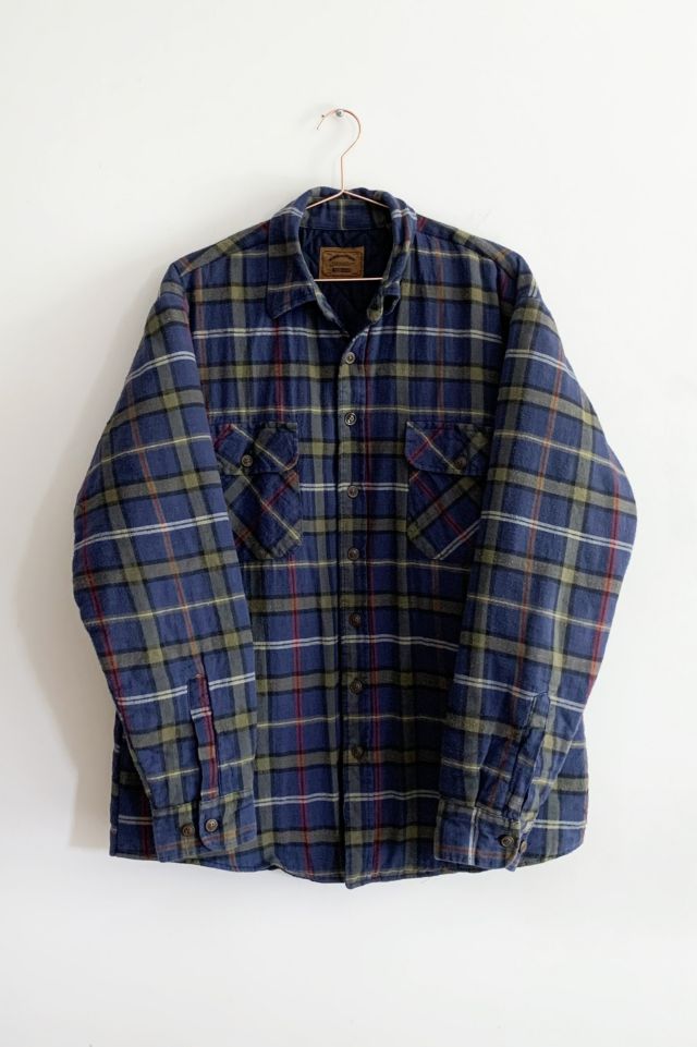 Vintage Plaid Quilted Shirt Jacket | Urban Outfitters