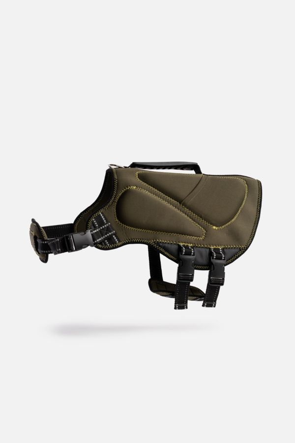 Slide View: 5: Silver Paw Dog Neoprene Life Jacket