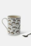 Thumbnail View 1: Third Drawer Down You Cannot Drink Too Much Tea Mug x David Shrigley