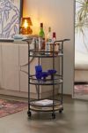 Thumbnail View 1: Round Industrial Bar Cart