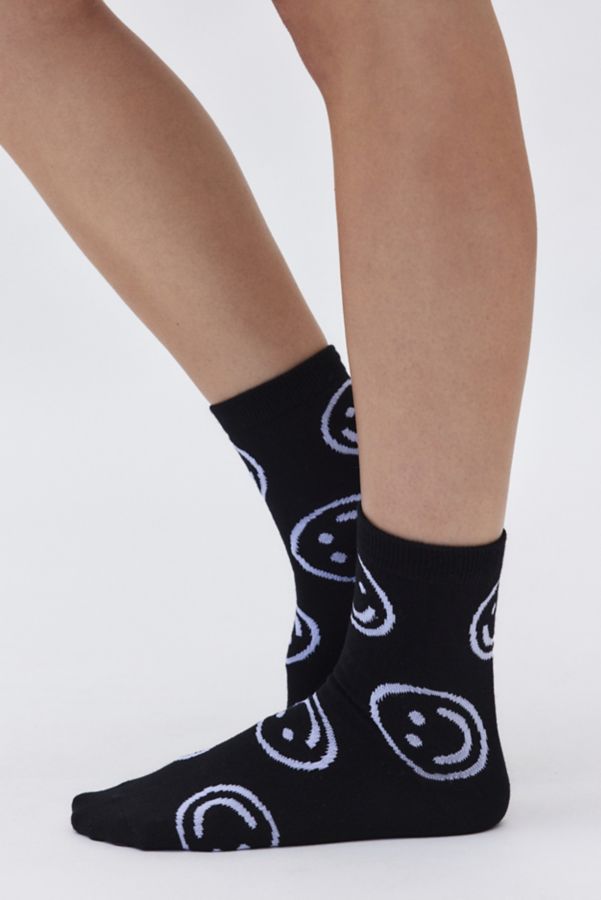 Slide View: 1: BAGGU Happy Crew Sock