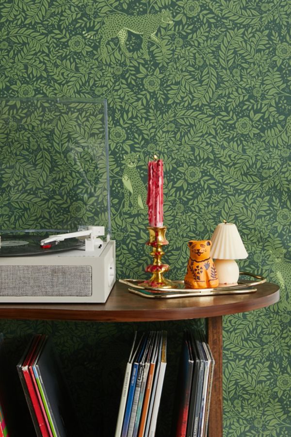 Slide View: 1: Avenie Cheetah Spring Collection Removable Wallpaper