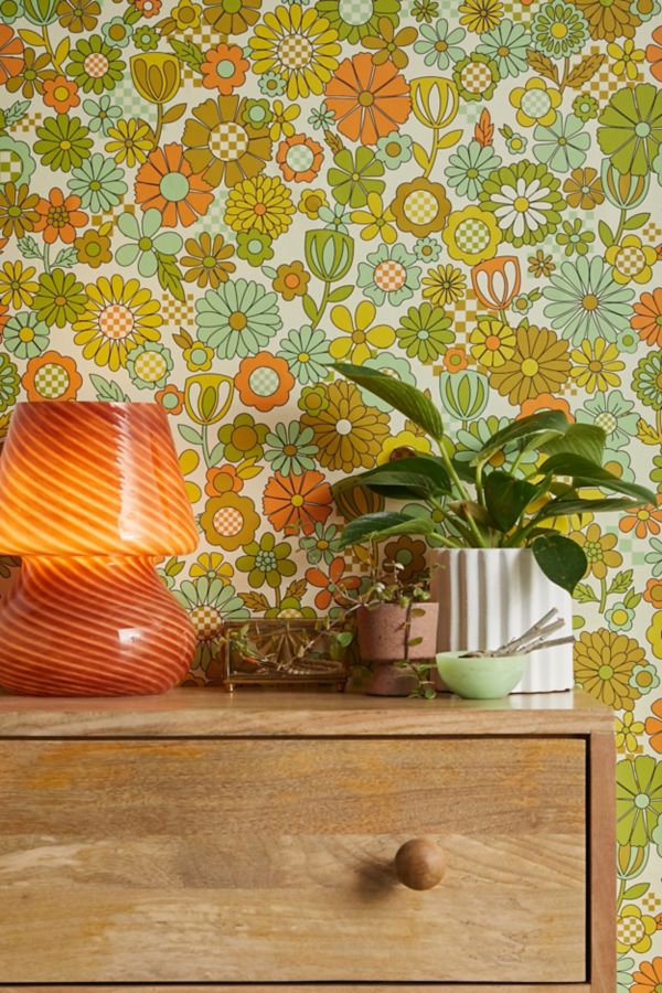 Slide View: 1: Jenean Morrison Checkered Past Removable Wallpaper