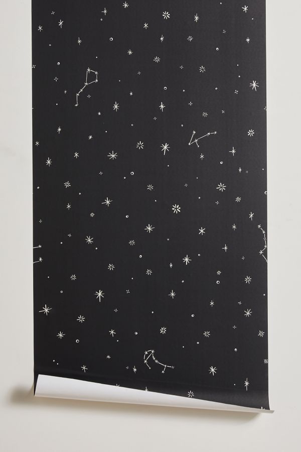 Slide View: 2: Hand Drawn Stars Removable Wallpaper