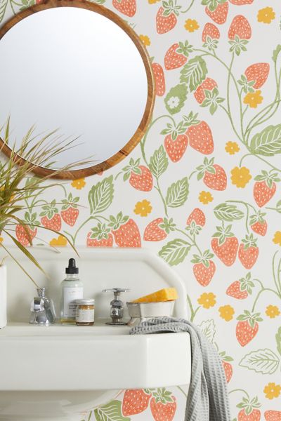 Strawberry Removable Wallpaper