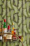 Thumbnail View 1: Avenie Countryside Garden Green Ferns Removable Wallpaper