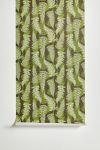 Thumbnail View 2: Avenie Countryside Garden Green Ferns Removable Wallpaper