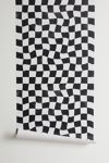 Thumbnail View 2: Avenie Warped Checkerboard Removable Wallpaper