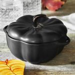 Thumbnail View 2: Staub Ceramic 16-oz Petite Pumpkin Cocotte