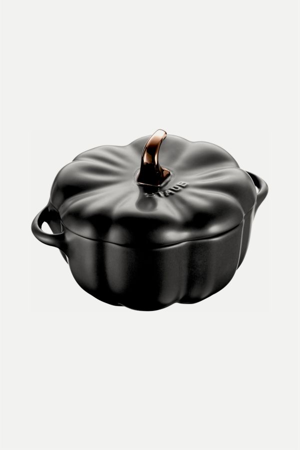 Slide View: 1: Staub Ceramic 16-oz Petite Pumpkin Cocotte