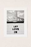 Thumbnail View 1: Bethany Young Photography Let Love In Monochrome Art Print