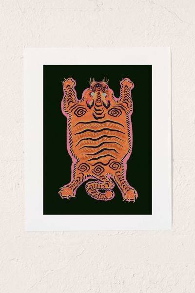 Zoopoo Wild Tiger I Art Print