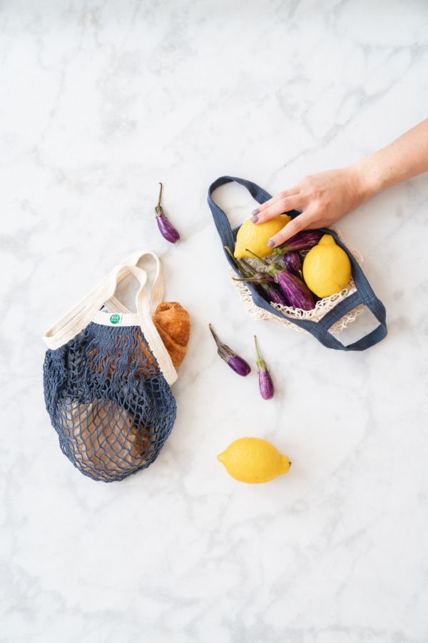 Slide View: 1: ECOBAGS 100% Organic Cotton Mini Mesh String Bag