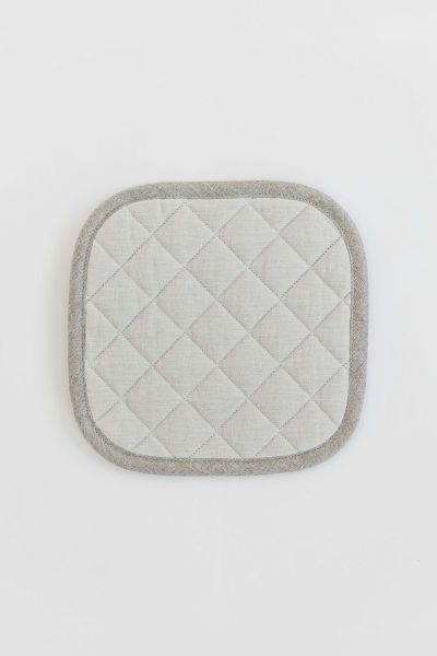 MagicLinen Linen Oven Mitt in Gray Blue at Urban Outfitters