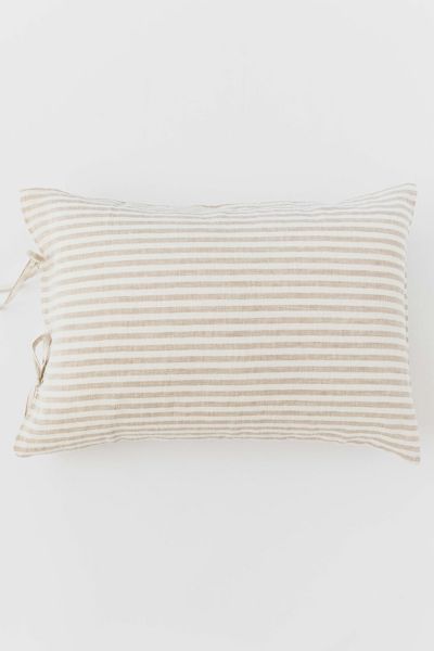 MagicLinen Linen Pillowcase With Ties