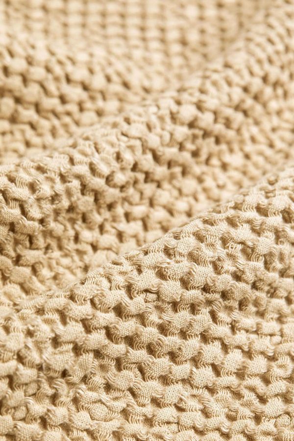 Slide View: 2: MagicLinen Waffle Blanket