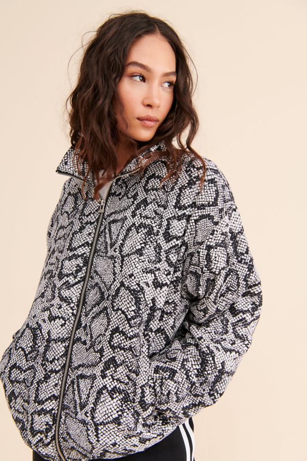 Slide View: 1: UO Nathan Animal Print Jacket