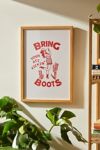 Thumbnail View 1: The Whiskey Ginger Bring Your A** Kicking Boots Art Print