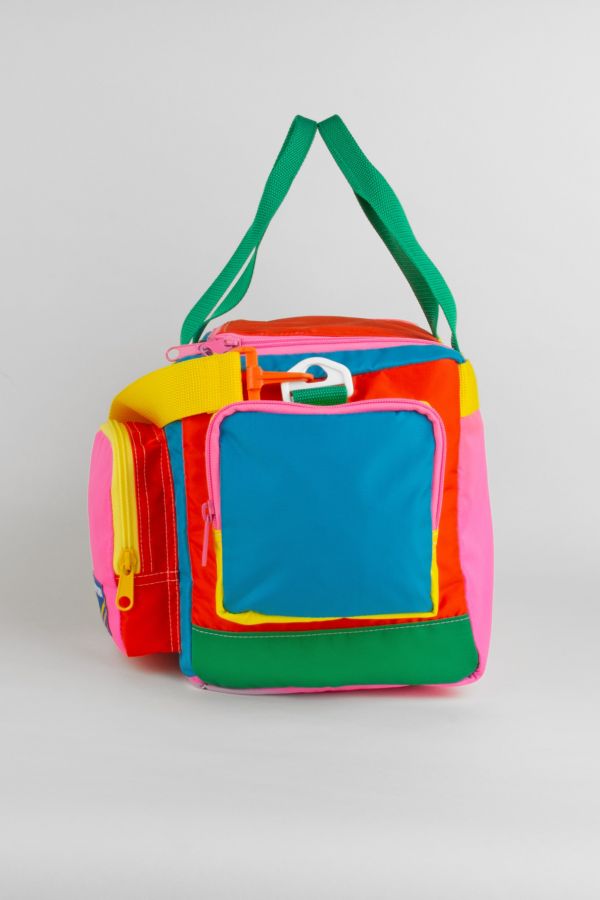 Slide View: 2: Mokuyobi Camp Colorblock Weekender Travel Duffle Bag