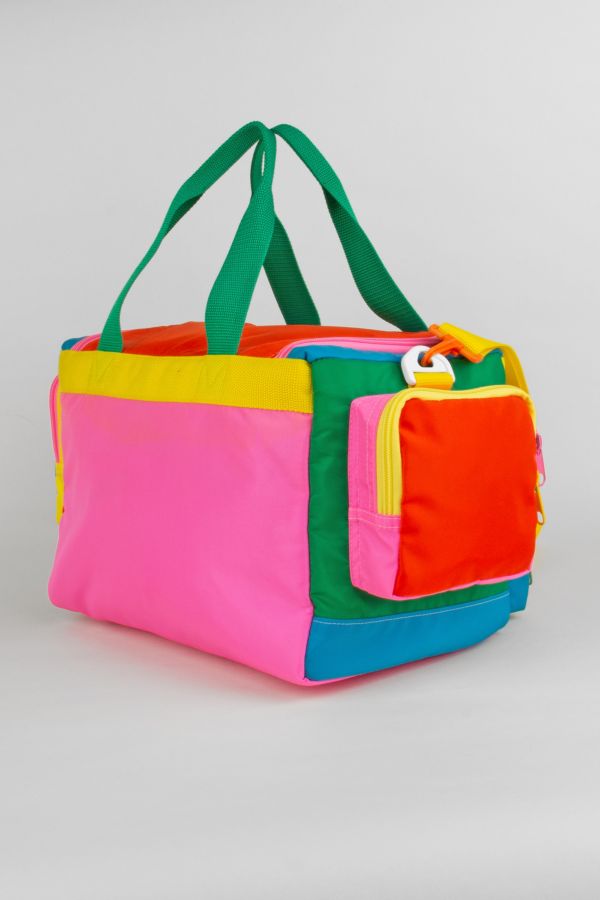 Slide View: 3: Mokuyobi Camp Colorblock Weekender Travel Duffle Bag