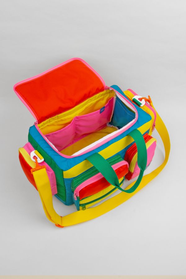 Slide View: 4: Mokuyobi Camp Colorblock Weekender Travel Duffle Bag