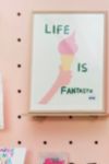 Thumbnail View 2: Third Drawer Down Life Is Fantastic Tea Towel x David Shrigley