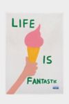 Thumbnail View 1: Third Drawer Down Life Is Fantastic Tea Towel x David Shrigley