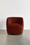 Thumbnail View 1: Dover Velvet Swivel Chair