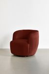 Thumbnail View 2: Dover Velvet Swivel Chair