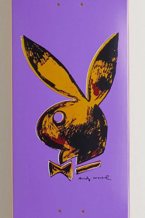 Slide View: 2: Color Bars Playboy X Andy Warhol Skateboard Deck