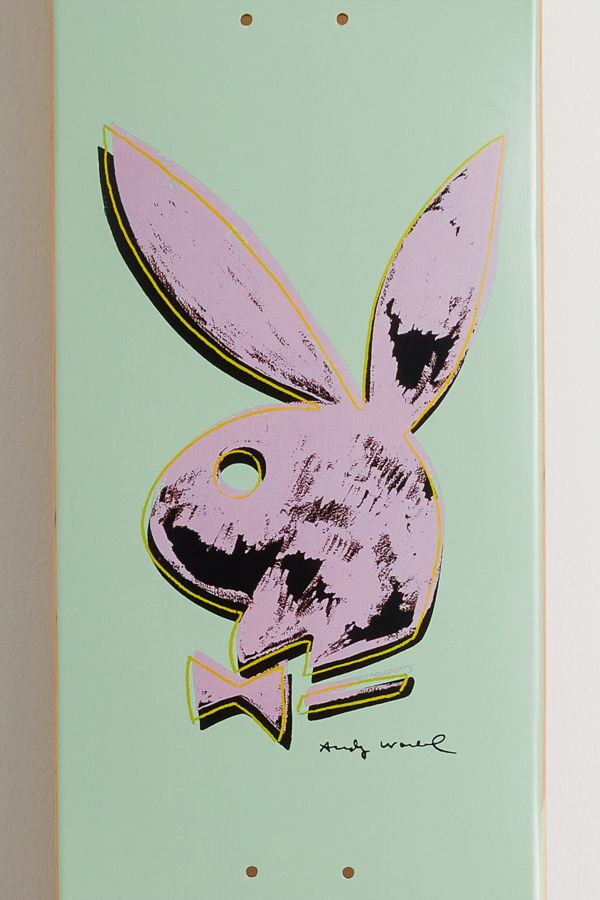 Slide View: 2: Color Bars Playboy X Andy Warhol Skateboard Deck