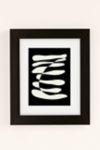 Thumbnail View 2: June Journal Abstract Composition In Black Art Print