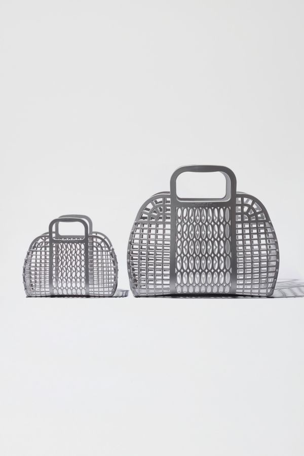 Slide View: 2: Puebco Plastic Mesh Market Tote Bag